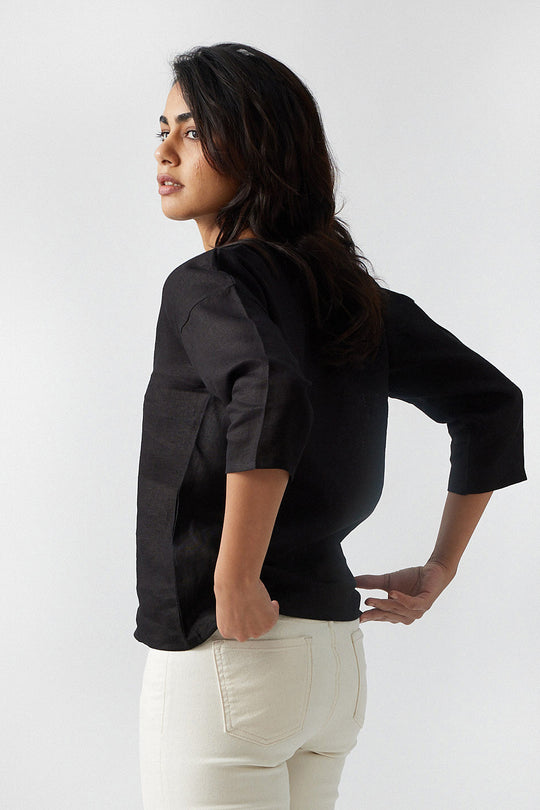 The Linen V Neck Top | Creatures of Habit