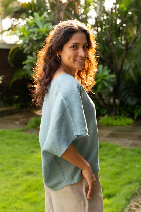 The Linen Kaftan Top | Creatures of Habit