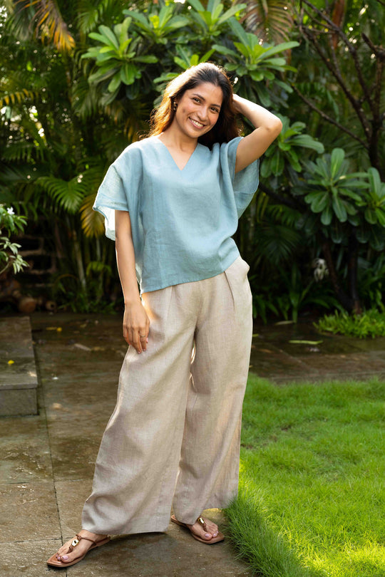 The Linen Knife Pleat Pants | Creatures of Habit