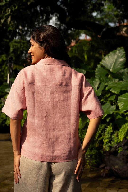 The Linen Open Collar Shirt | Creatures of Habit