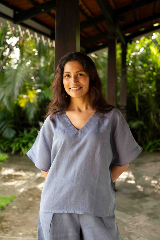 The Linen Kaftan Top | Creatures of Habit