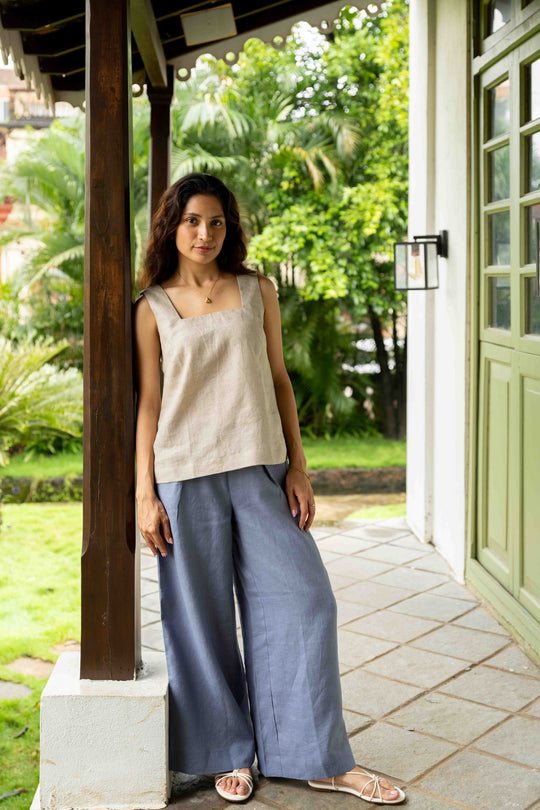 The Linen Square Neck Top | Creatures of Habit