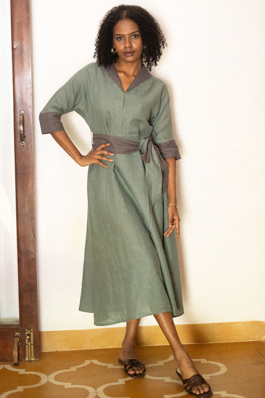 The Linen Flared Dress | Creatures of Habit