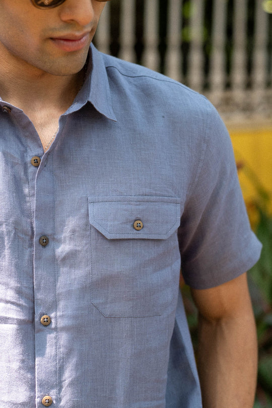 The Linen Shirt | Short Sleeve | Creatures of Habit