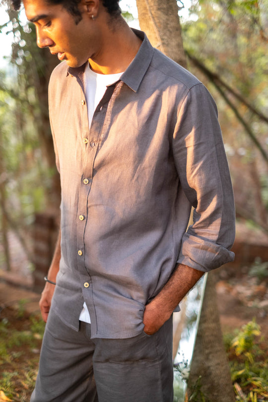 The Linen Pocketless Shirt | Creatures of Habit