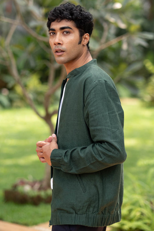 The Linen Bomber Jacket | Creatures of Habit