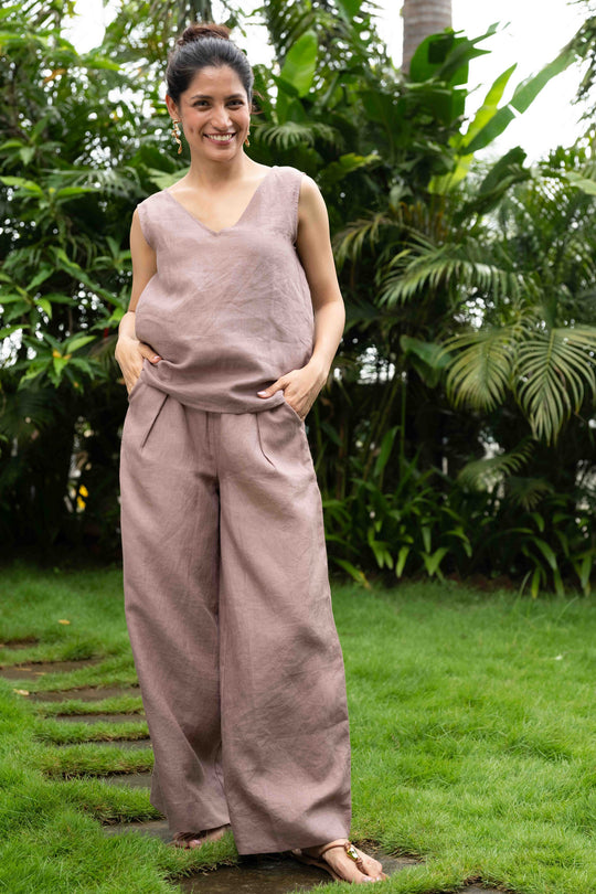 The Linen Knife Pleat Pants | Creatures of Habit