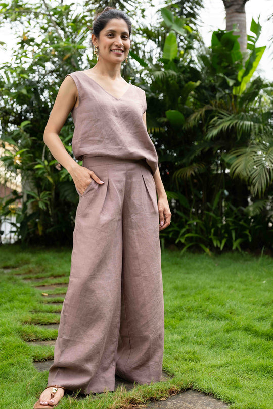 The Linen Knife Pleat Pants | Creatures of Habit