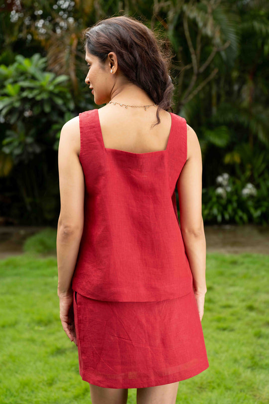 The Linen Square Neck Top | Creatures of Habit