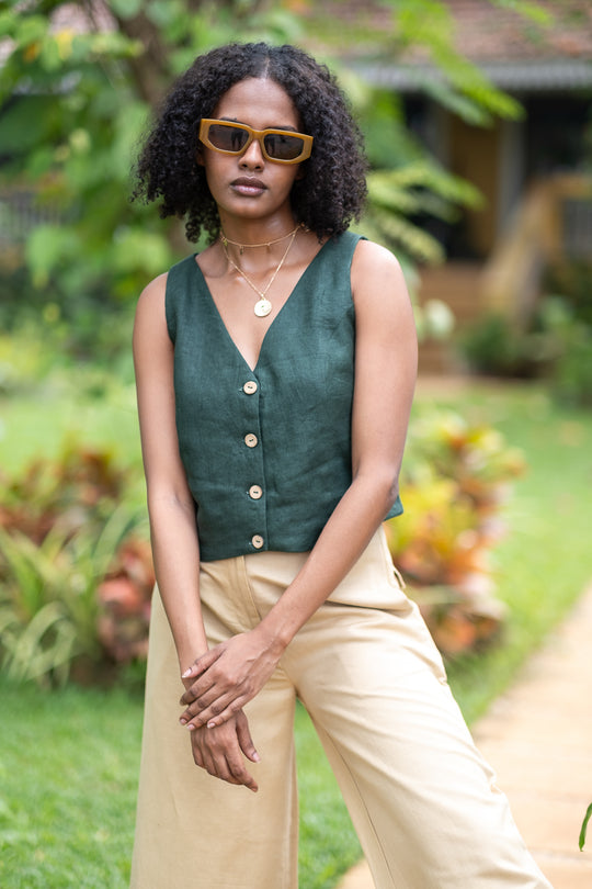 The Heavy Linen Waistcoat | Creatures of Habit