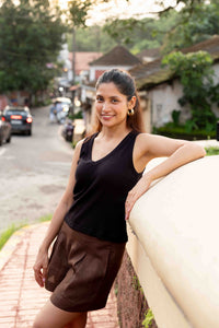 The Rib V Neck Tank