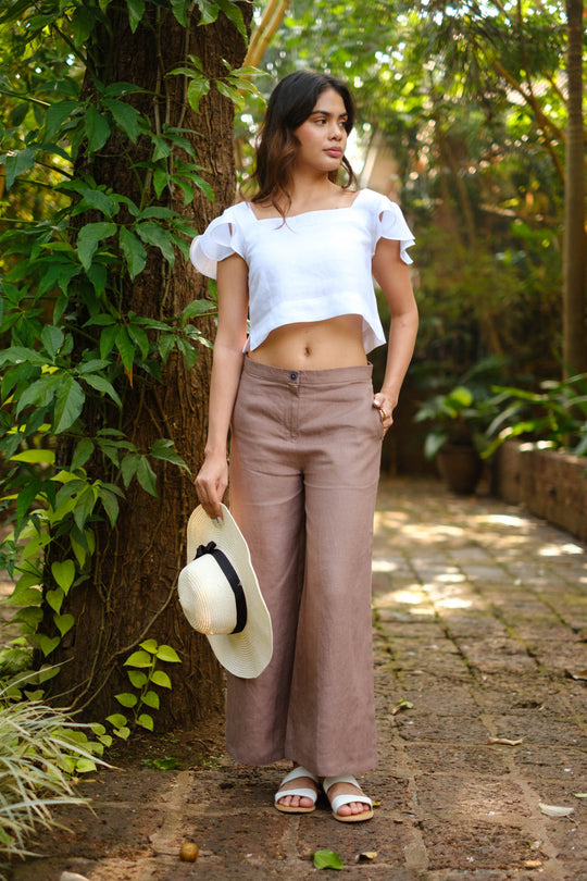 The Linen Wide Leg Pants | Creatures of Habit