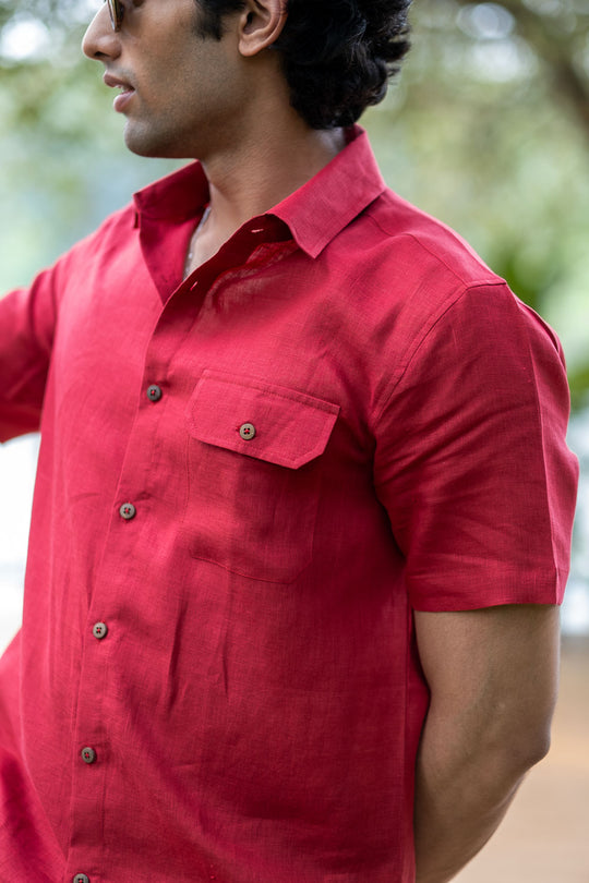 The Linen Shirt | Short Sleeve | Creatures of Habit