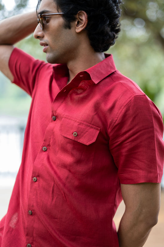 The Linen Shirt | Short Sleeve | Creatures of Habit
