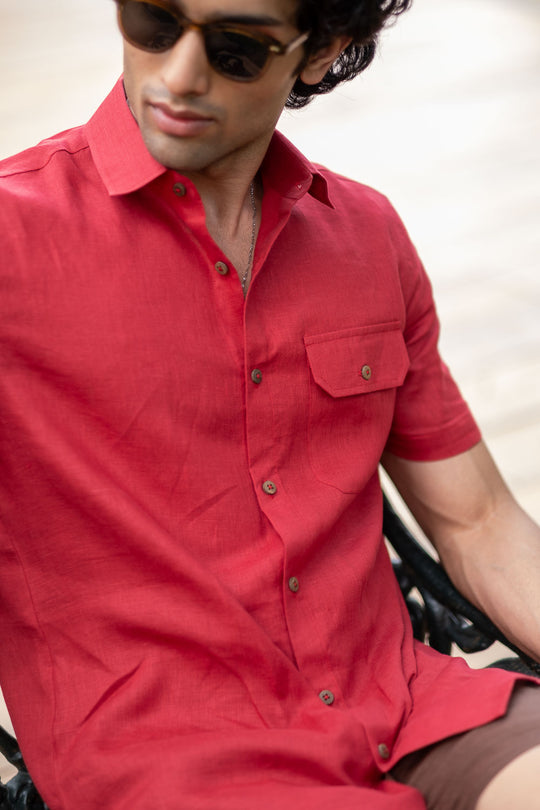 The Linen Shirt | Short Sleeve | Creatures of Habit