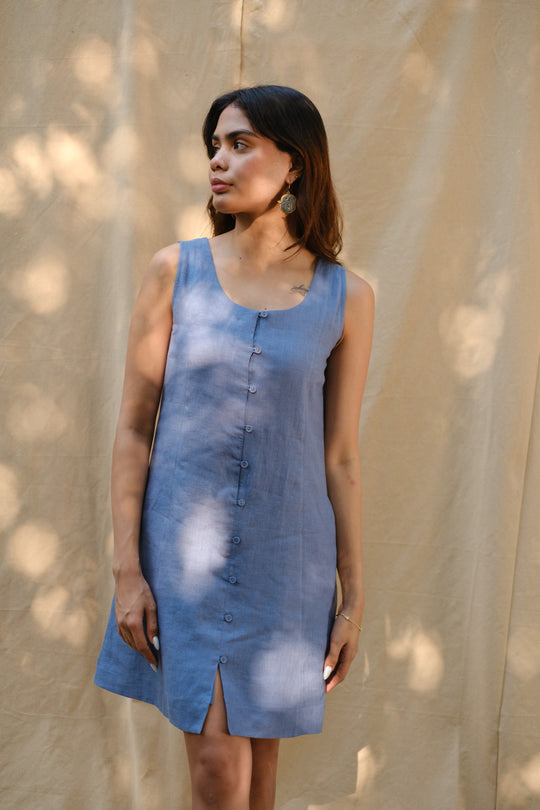 The Linen Mini Dress | Creatures of Habit