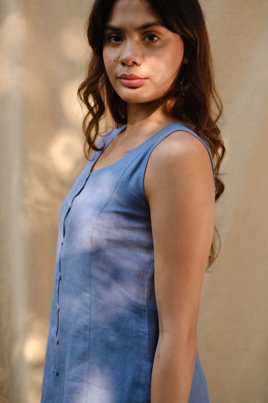 The Linen Mini Dress | Creatures of Habit