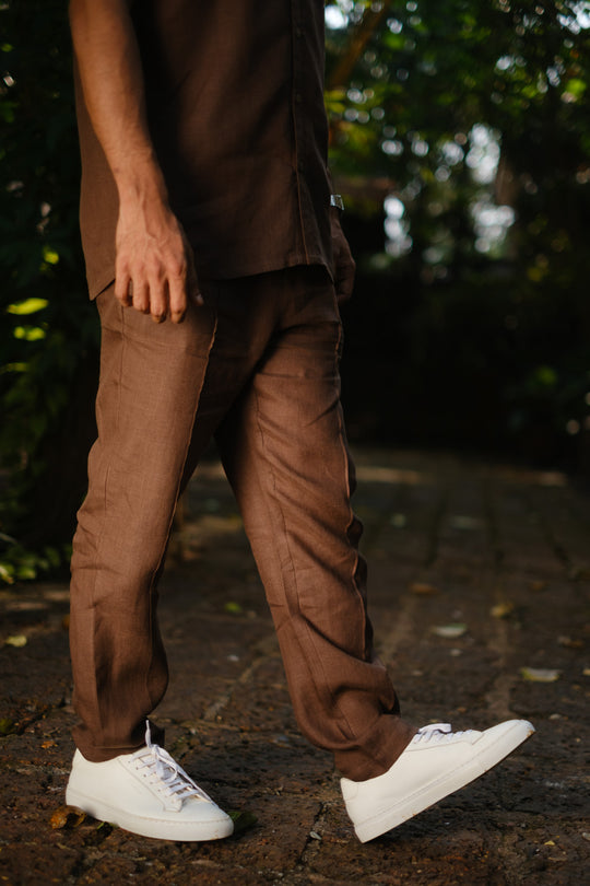 The Linen Pintuck Trousers | Creatures of Habit