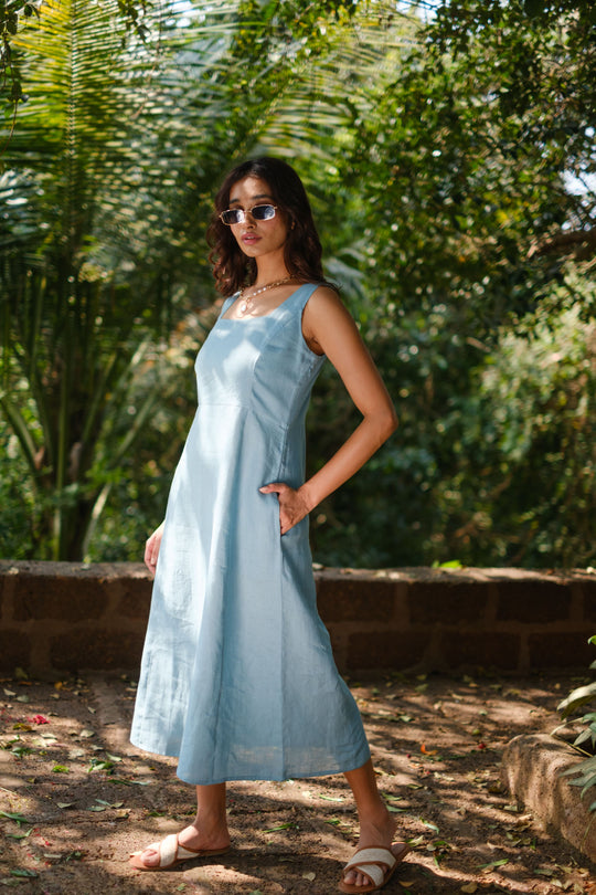 The Linen Midi Dress | Creatures of Habit