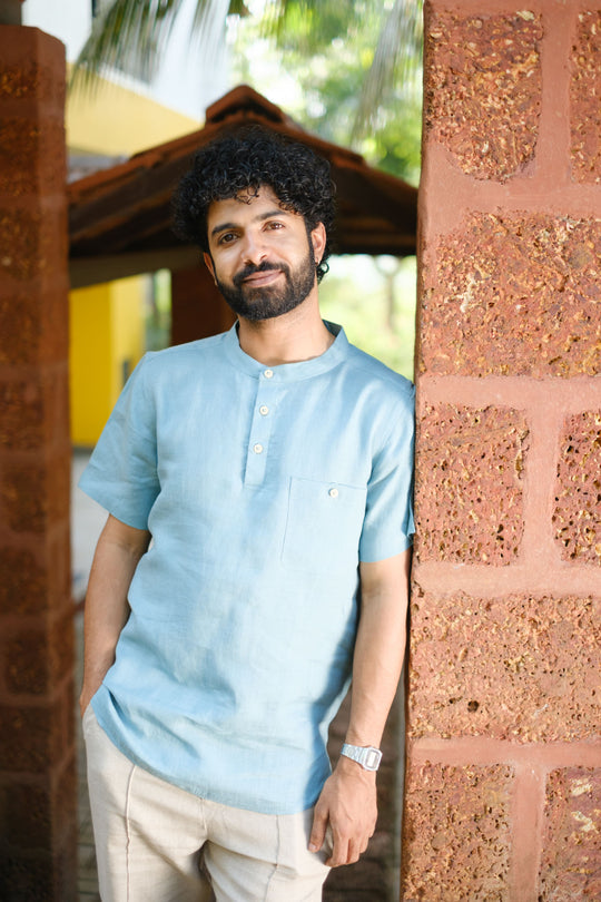 The Linen Bandhgala | Creatures of Habit