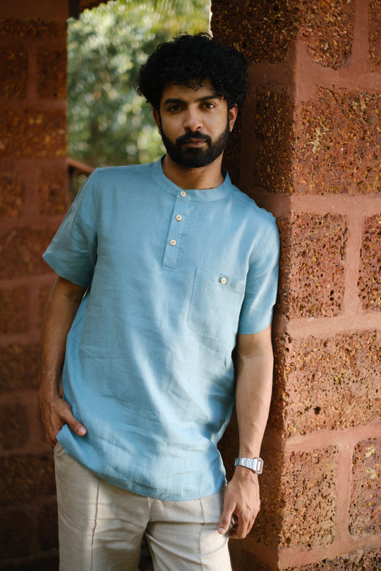 The Linen Bandhgala | Creatures of Habit