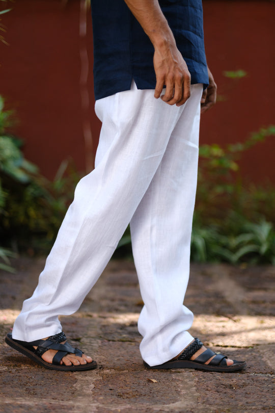 The Heavy Linen Pull Up Pants | Creatures of Habit