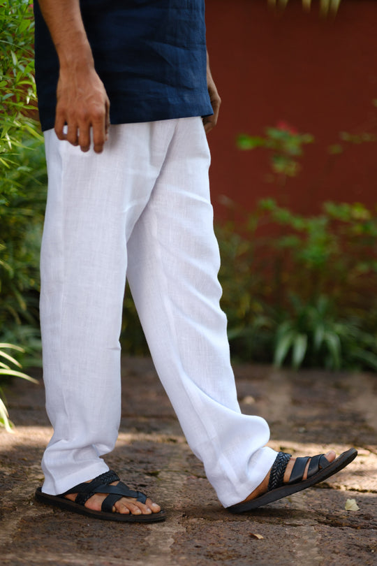 The Heavy Linen Pull Up Pants | Creatures of Habit