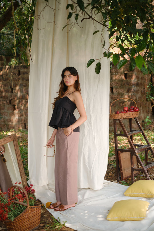 The Linen Flared Cami Top | Creatures of Habit