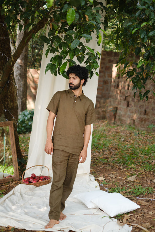 The Linen Pintuck Trousers | Creatures of Habit