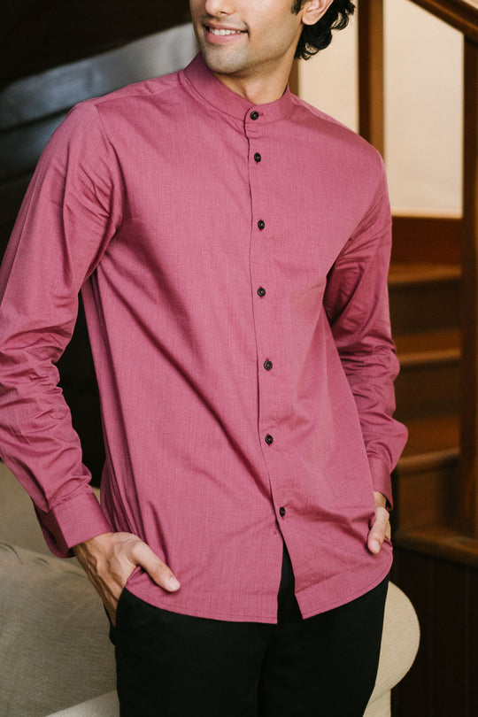 The Egyptian Cotton Bandhgala Shirt | Creatures of Habit