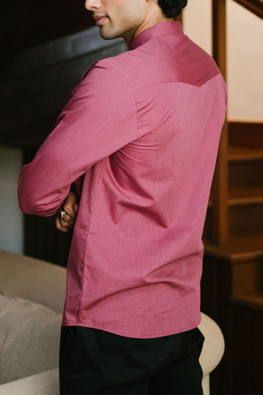The Egyptian Cotton Bandhgala Shirt | Creatures of Habit