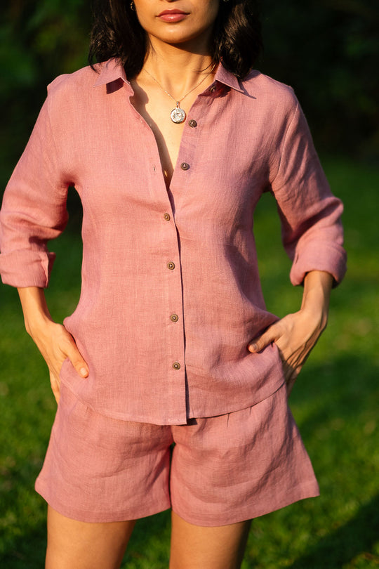 The Linen Tailored Shorts | Creatures of Habit