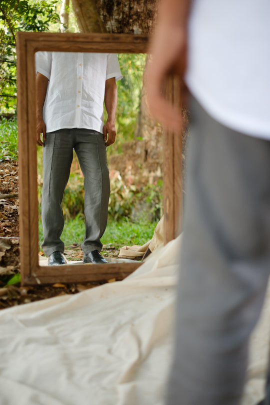 The Linen Pintuck Trousers | Creatures of Habit