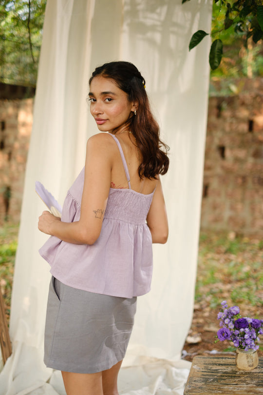 The Linen Flared Cami Top | Creatures of Habit