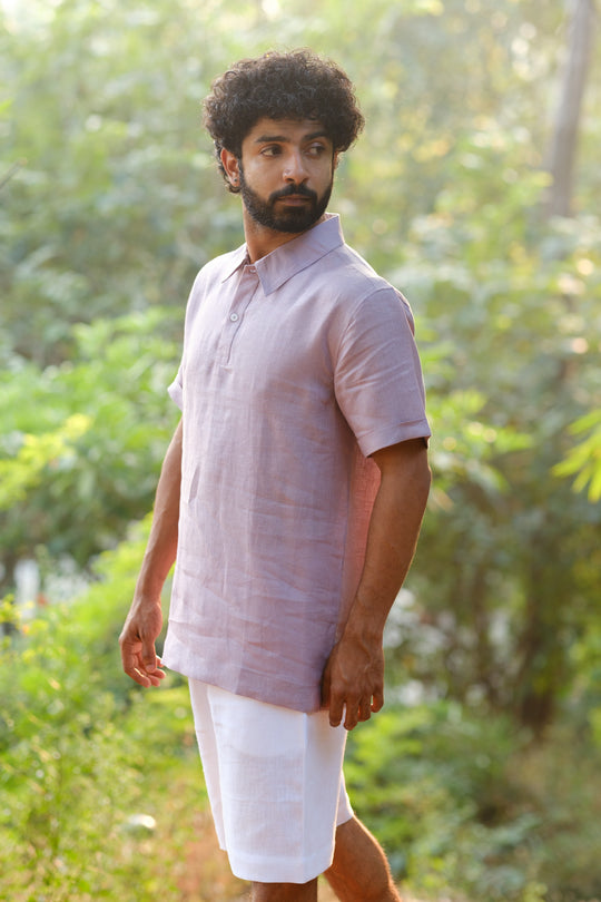 The Heavy Linen Pull Up Shorts | Creatures of Habit