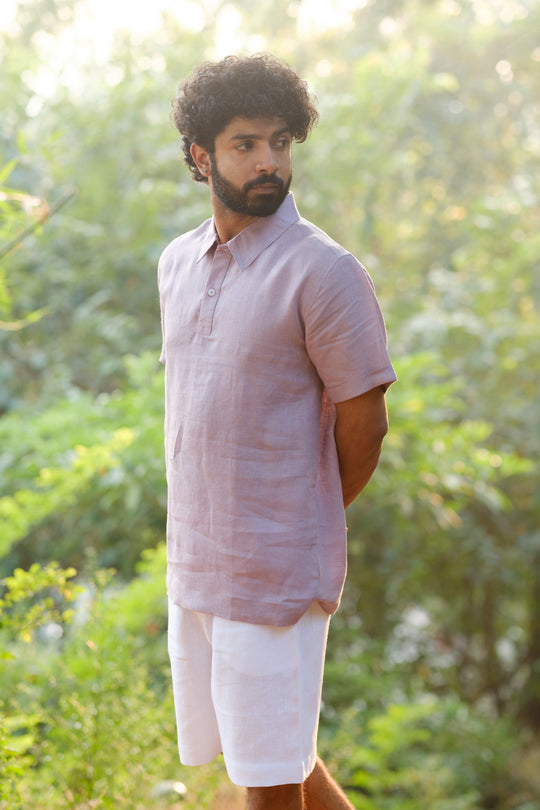 The Heavy Linen Pull Up Shorts | Creatures of Habit
