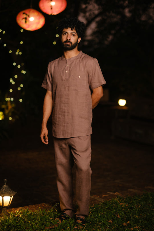 The Linen Bandhgala | Creatures of Habit