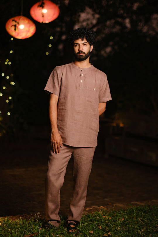 The Linen Bandhgala | Creatures of Habit