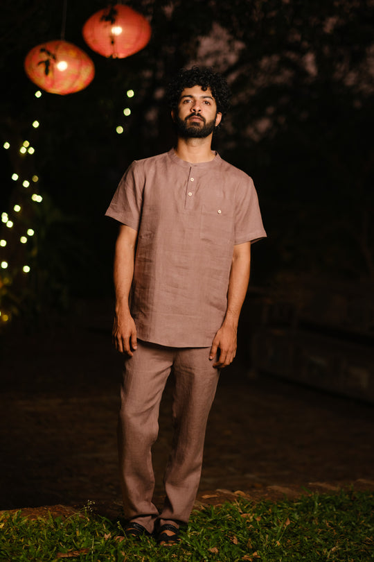 The Linen Bandhgala | Creatures of Habit
