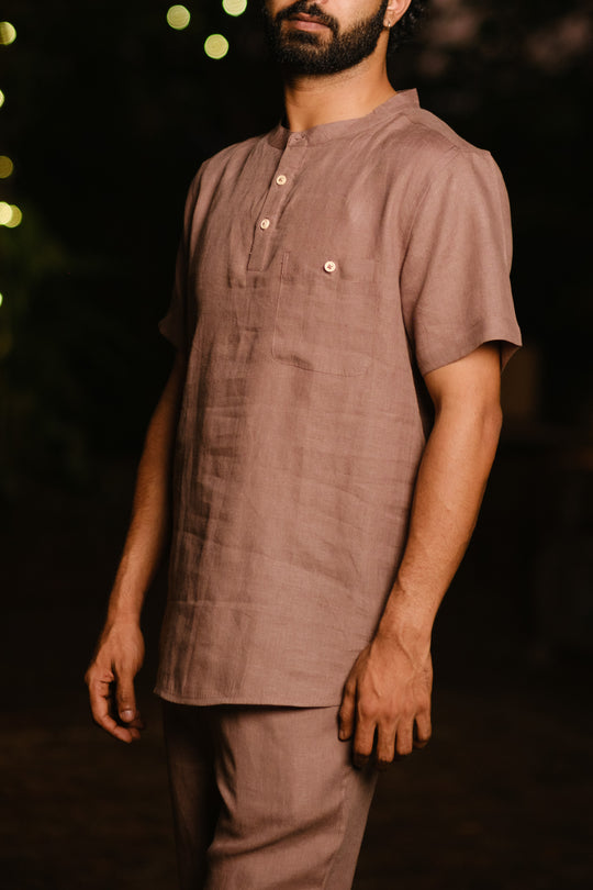 The Linen Bandhgala | Creatures of Habit