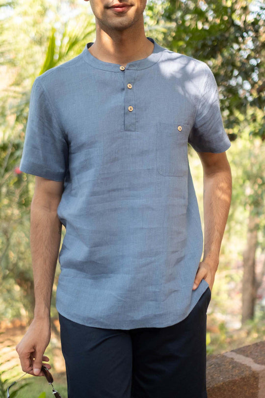 The Linen Bandhgala | Creatures of Habit