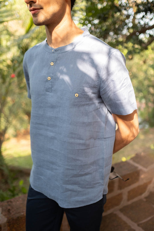 The Linen Bandhgala | Creatures of Habit