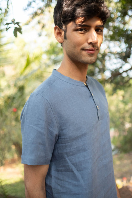 The Linen Bandhgala | Creatures of Habit