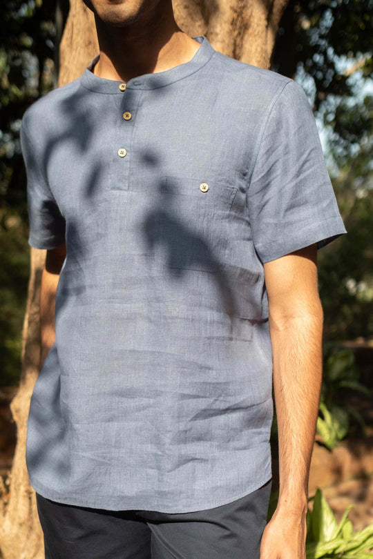 The Linen Bandhgala | Creatures of Habit