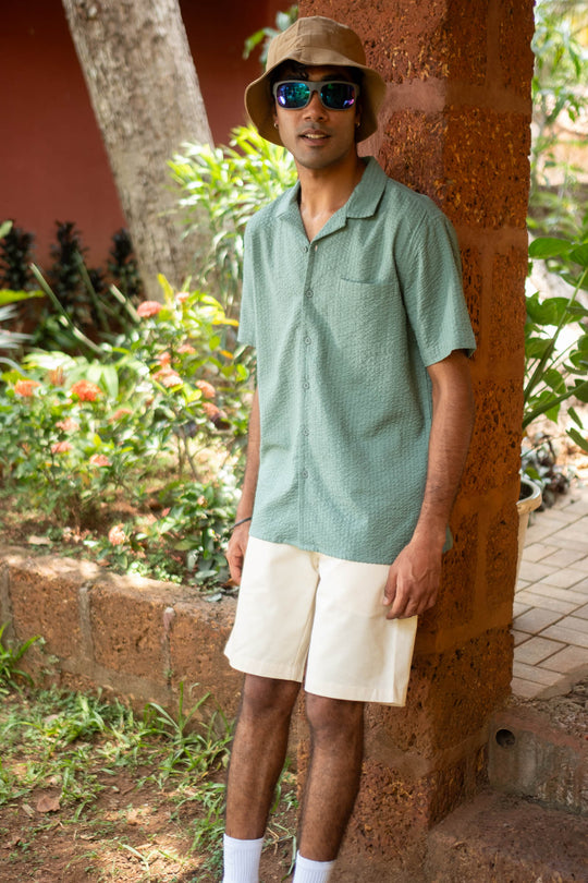 The Seersucker Notched Shirt | Creatures of Habit