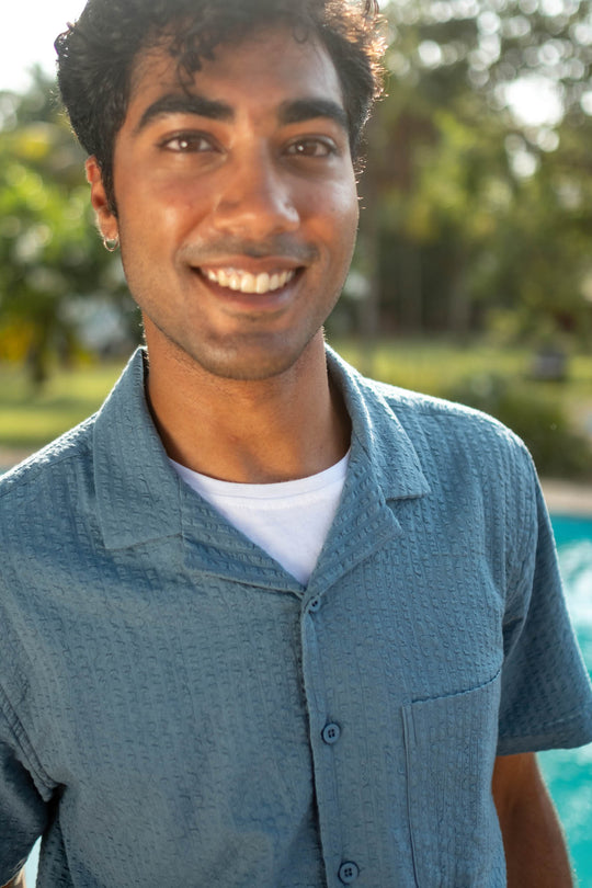 The Seersucker Notched Shirt | Creatures of Habit