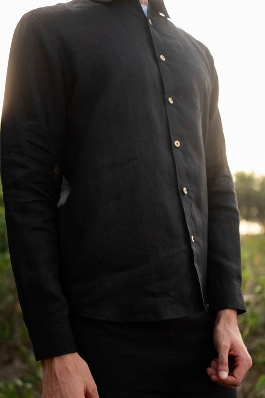 The Linen Pocketless Shirt | Creatures of Habit