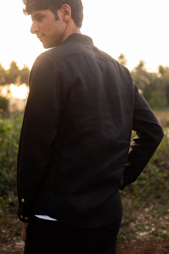 The Linen Pocketless Shirt | Creatures of Habit