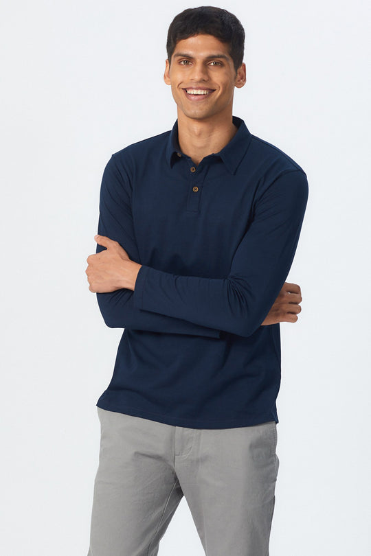 The Pima Polo | Long Sleeve | Creatures of Habit