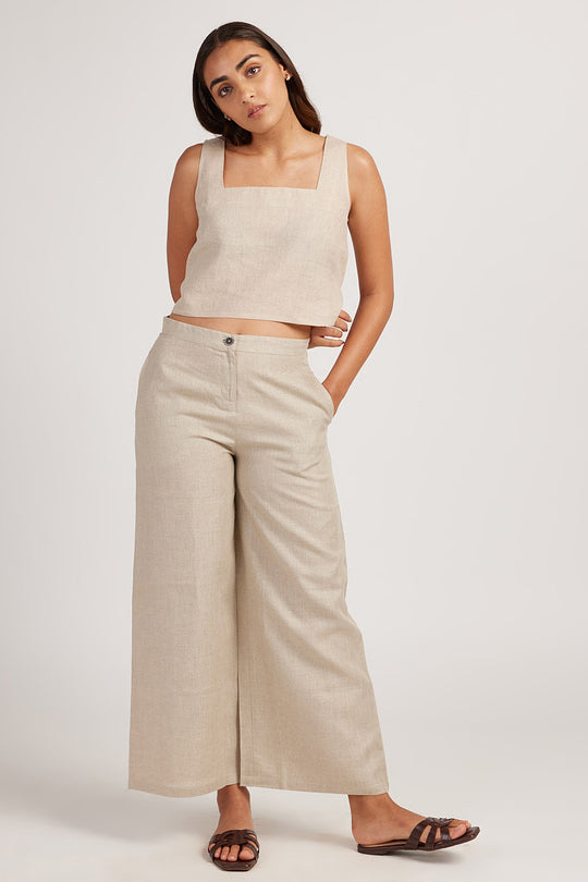 The Linen Crop Tank | Creatures of Habit